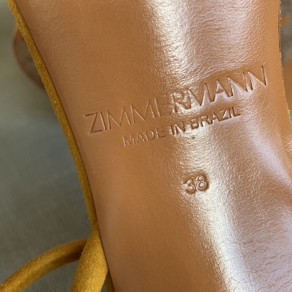 🔅host pick🔅ZIMMERMANN sculptural bow Heeled Sandals size 38 - Picture 10 of 10